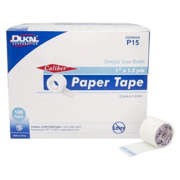 Caliber White NonSterile Paper Tape